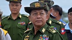Myanmar'da askeri darbenin ardından ülke yönetimini devralan Genelkurmay Başkanı General Min Aung Hlaing