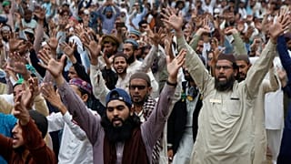 هواداران حزب تحریک لبیک پاکستان