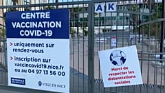 Impfzentrum in Nizza