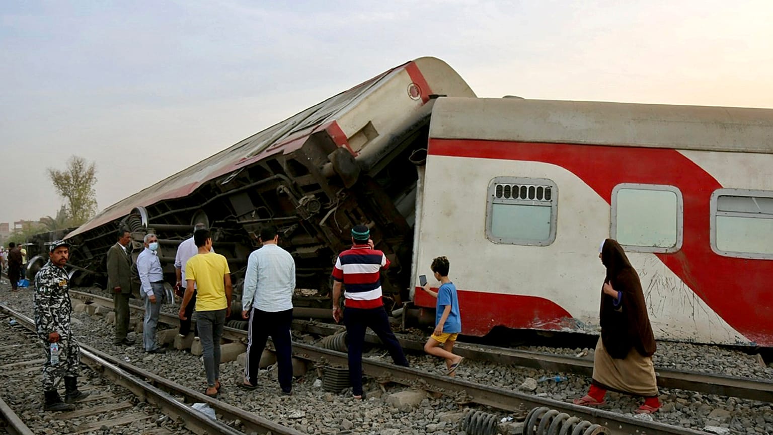 Egypt train crash