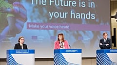 The representatives from the three EU institutions presented the platform on Monday.