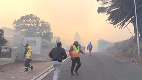Incêndios na Cidade do Cabo, África do Sul