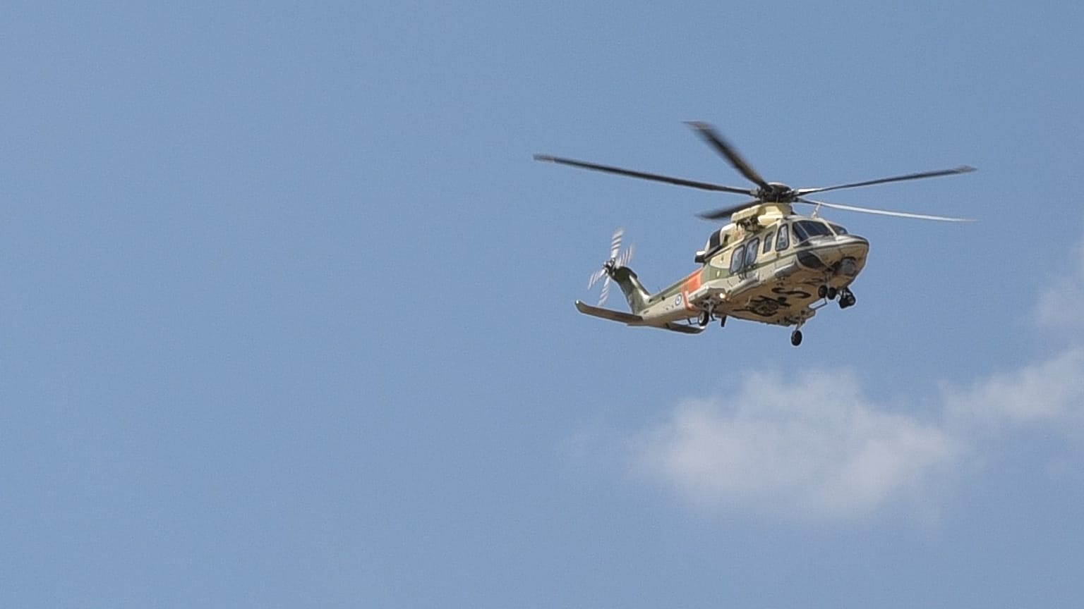 Το ελικόπτερο AW-139 της Εθνικής Φρουράς