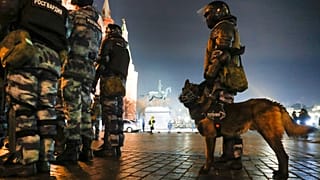 ОМОН на акции протеста в Москве.