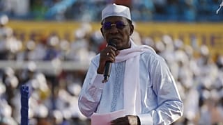 Le président du Tchad, Idriss Déby Itno, le 9 avril 2021