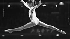 Nadia Comaneci bei den Olympischen Spielen 1976