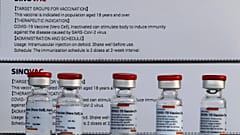 Çinli ilaç şirketi Sinovac'ın Covid-19'a karşı geliştirdiği CoronaVac aşısı 