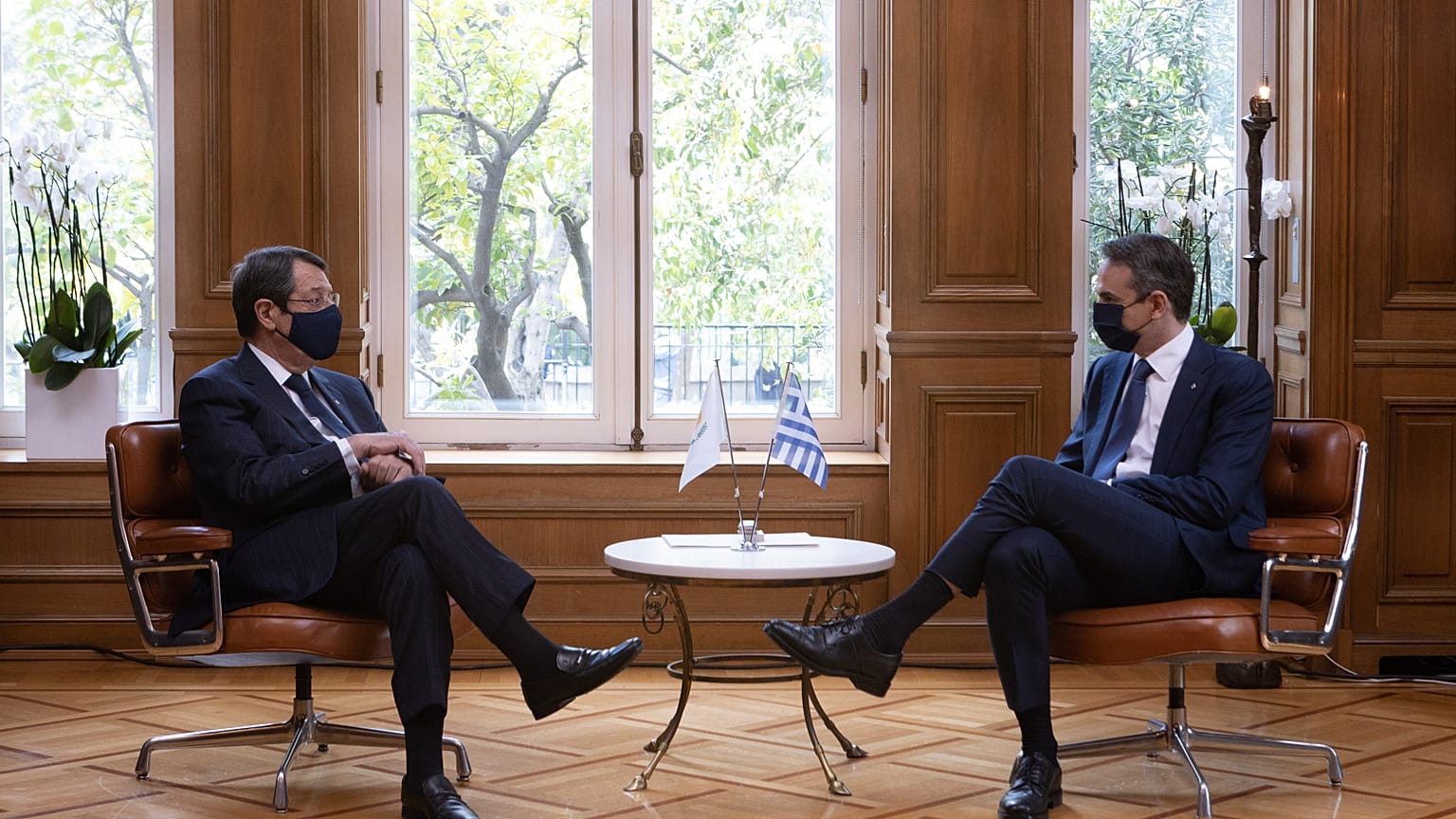 Νίκος Αναστασιάδης και Κυριάκος Μητσοτάκης