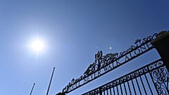 Schriftzug am Liverpooler Stadion