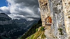 Äscher mountain restaurant, Switzerland
