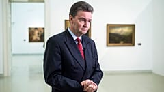 Habsburg György Az első aranykor - Az Osztrák-Magyar Monarchia festészete és a Műcsarnok című kiállításon tartott tárlatvezetésen 