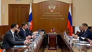 Saxony's minister-president made the announcement on Twitter after talks with Russian officials
