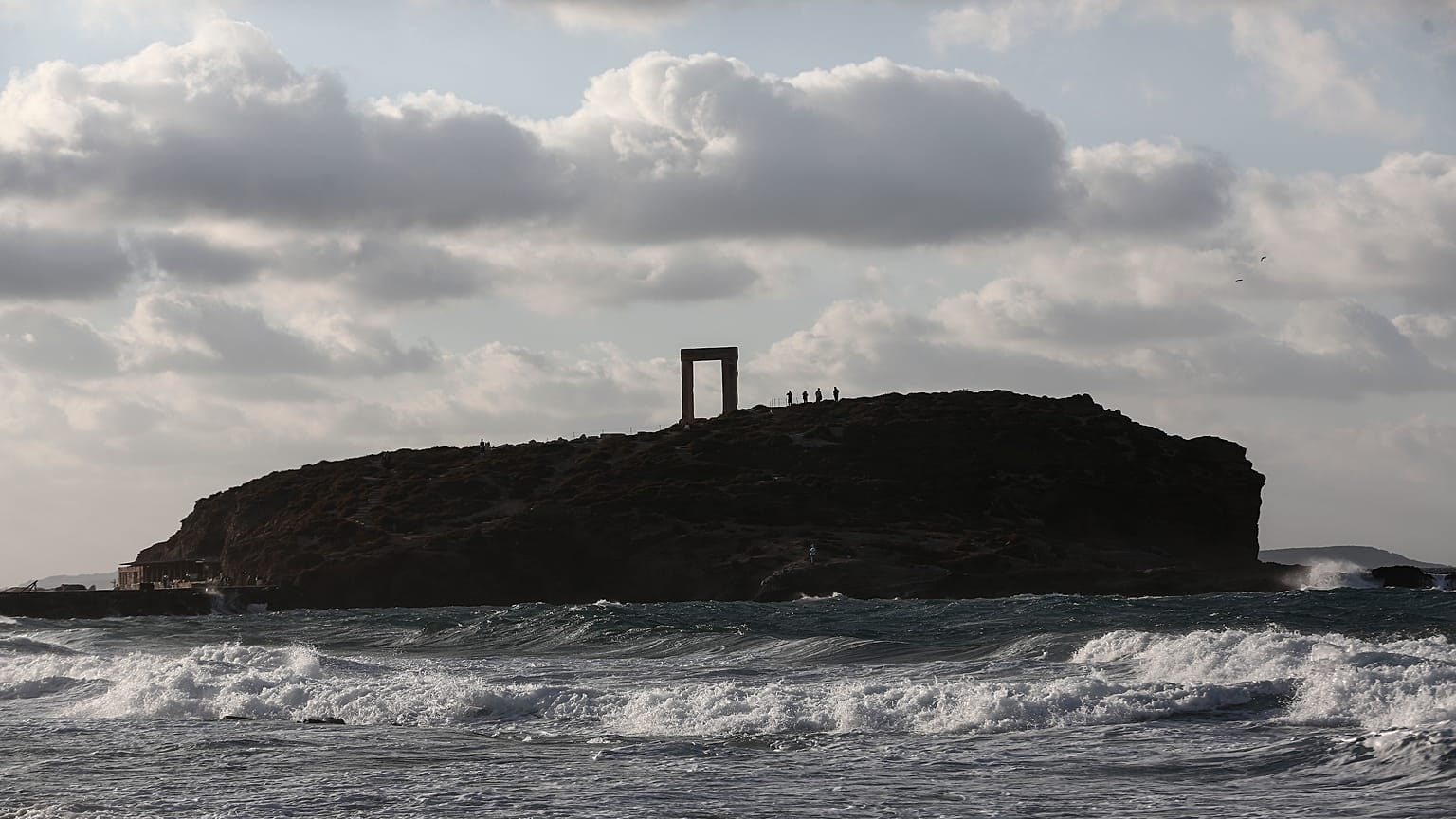 Greek Aegean island of Naxos