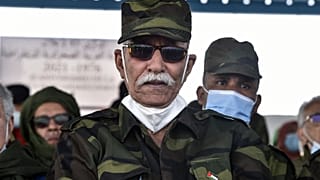 زعيم جبهة البوليساريو إبراهيم غالي 