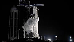 Treibstoffbefüllung der Falcon-9-Rakete