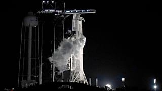 Treibstoffbefüllung der Falcon-9-Rakete