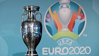 The Euro championships trophy at a presentation of Munich as a host city. Munich, Germany, October. 27, 2016