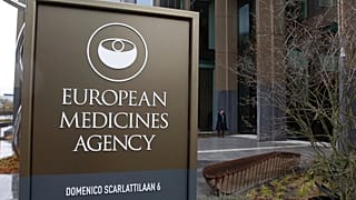 Widok z zewnątrz na Europejską Agencję Leków (EMA) w Amsterdamie w Holandii, wtorek 16 marca 2021 r.