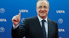 Real Madrid ve Avrupa Süper Ligi Başkanı Florentino Perez.