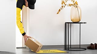 Imagem promocional do novo serviço postal em teste na Áustria