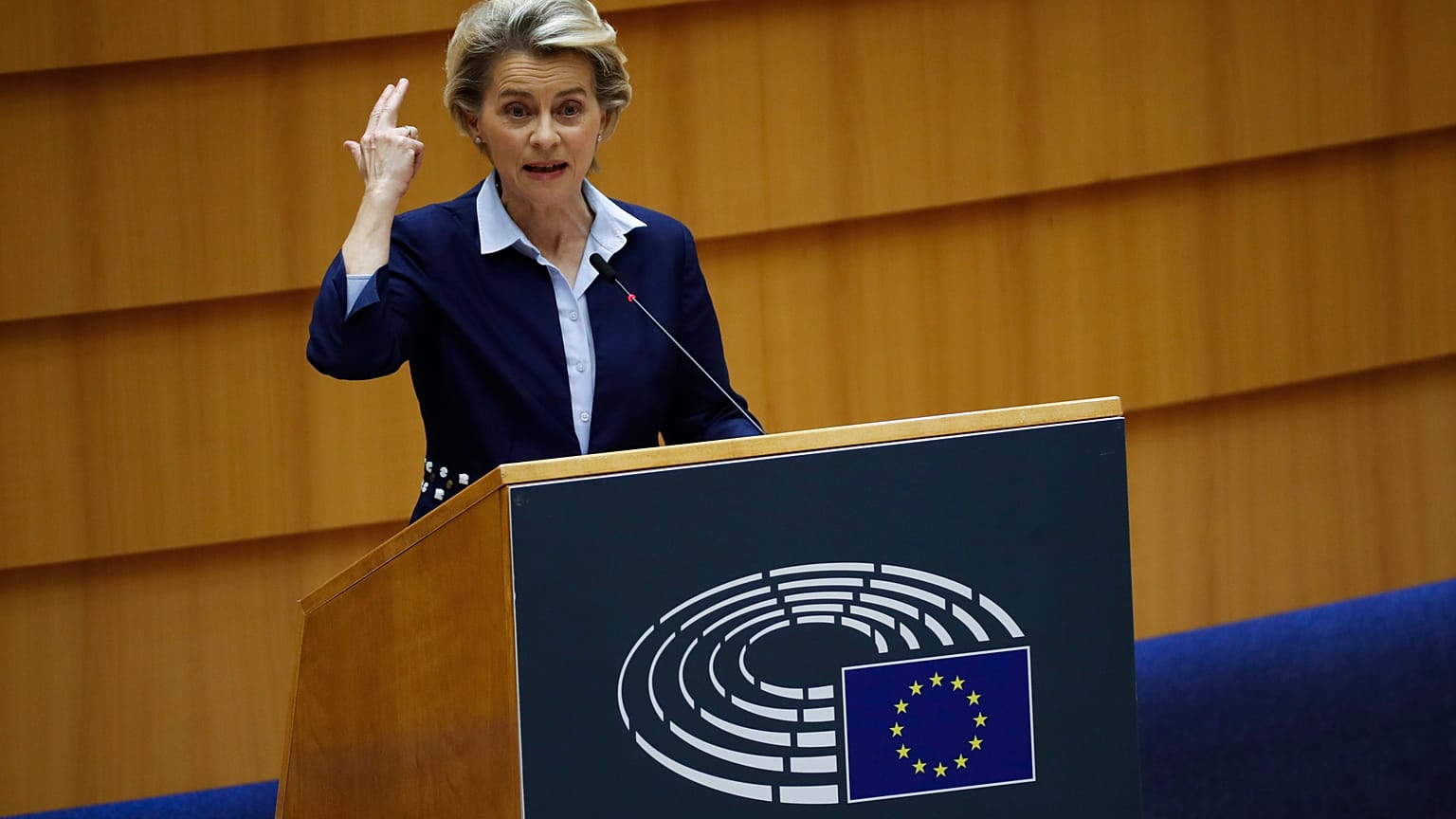 La presidente della Commissione Ue