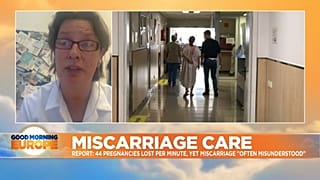 Prof. Siobhan Quenby, co-author of the Lancet report, speaking to Euronews on Tuesday, April 27, 2021