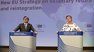 Schinas and Johansson presented the new strategy on Tuesday afternoon.