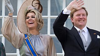 Dutch King Willem-Alexander and Queen Maxima in The Hague, Netherlands, on Sept. 18, 2018.