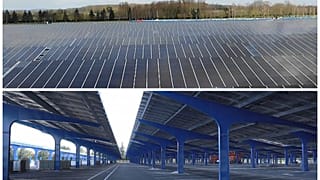 Napelemek lesznek 9 ezer autó parkolóhelyének megfelelő területen 