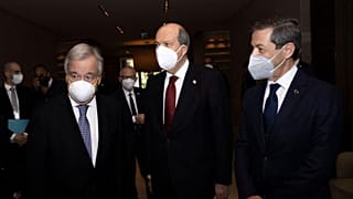BM Genel Sekreteri Antonio Guterres, KKTC Cumhurbaşkanı Ersin Tatar