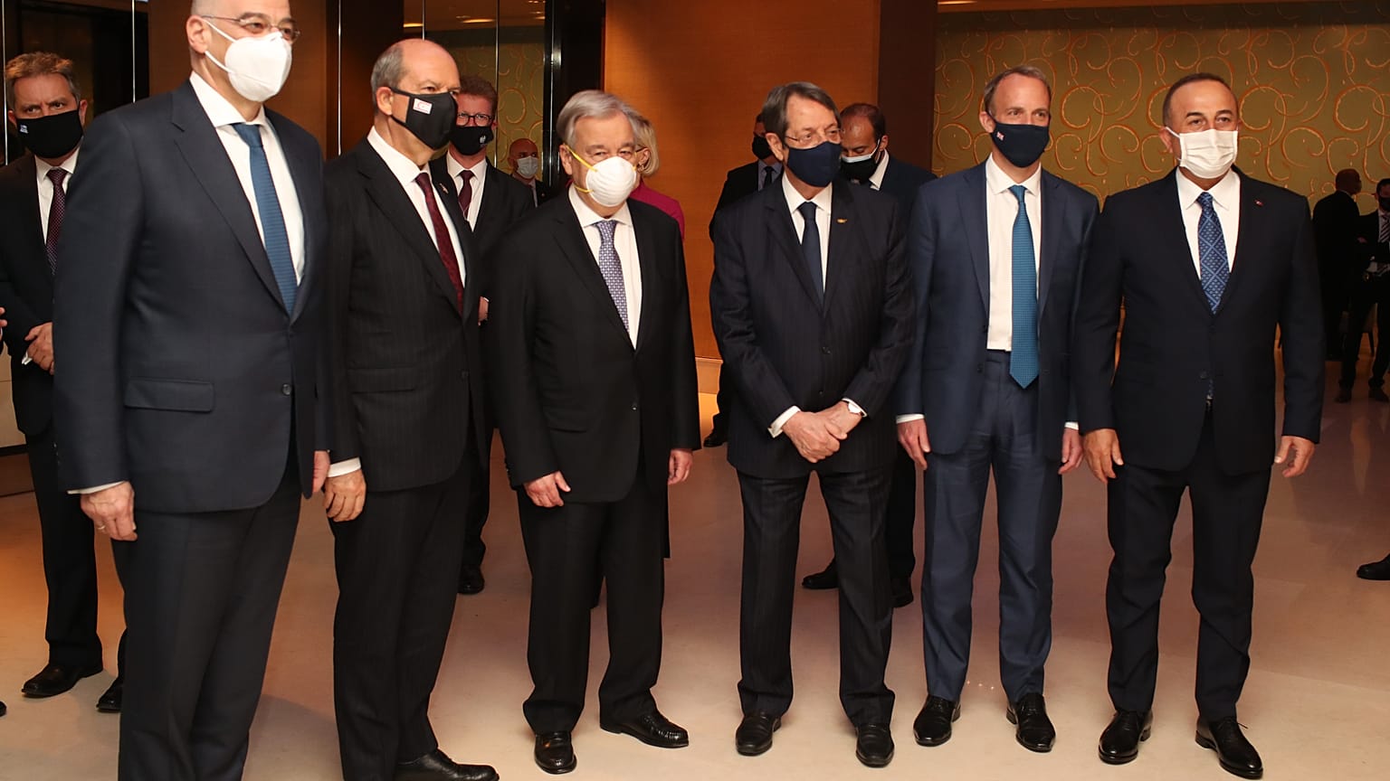 Γενεύη: Δεξίωση του Γ.Γ. του ΟΗΕ στους συμμετέχοντες στην άτυπη πενταμερή για το Κυπριακό