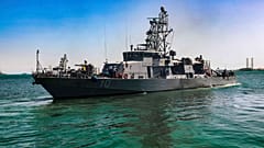 ABD Donanması'na ait USS Firebolt gemisi. 