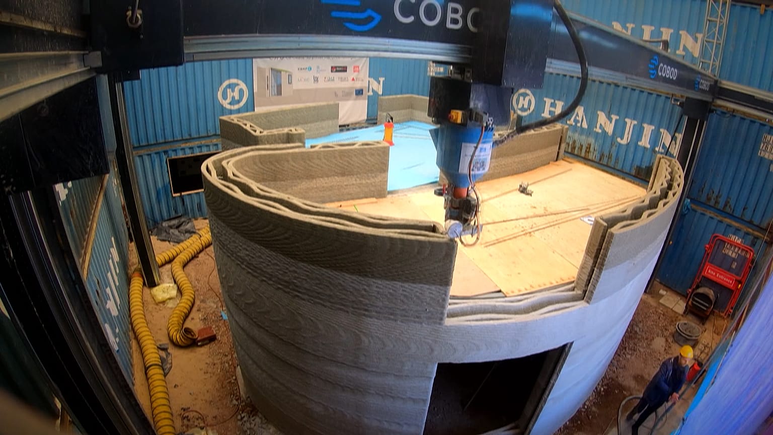 Uma casa "impressa" em 3D