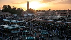 Archivbild des Jemaa el-Fnaa-Platzes vom 5. November 2016