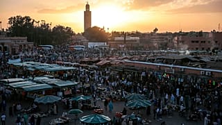Archivbild des Jemaa el-Fnaa-Platzes vom 5. November 2016