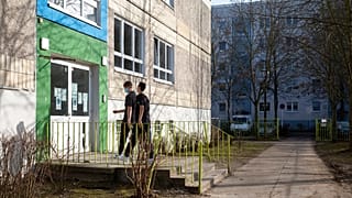 Schüler in Hellersdorf, Berlin, Deutschland, 23.02.2021