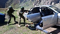 Учения на границе Киргизии и Индии, 26 апреля 2021 г.