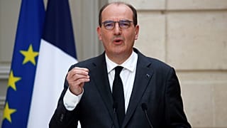 French Prime Minister Jean Castex speaks during a news conference following the weekly cabinet meeting discussions at the Elysee Palace in Paris, France
