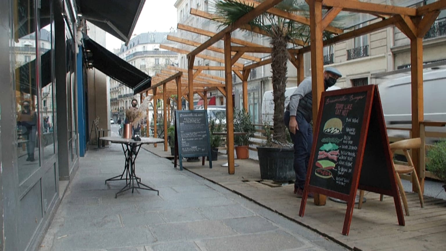 Terrasse parisienne, 29 avril 2021