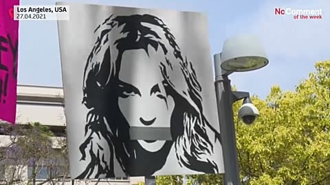 Proteste zum Vormundschaftsprozess von Britney Spears