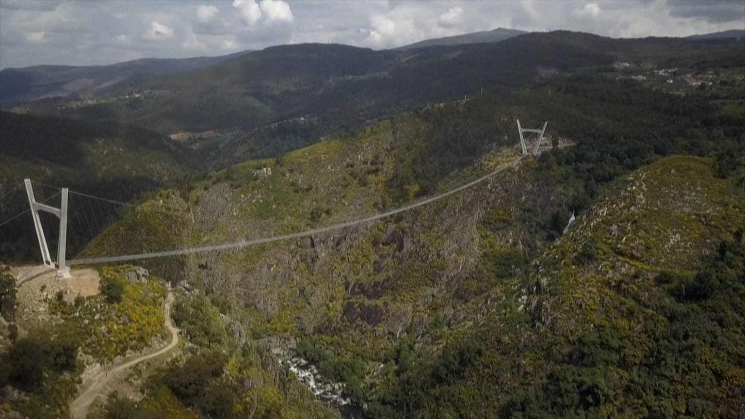 The bridge in Arouca is the longest pedestrian suspended bridge in the world