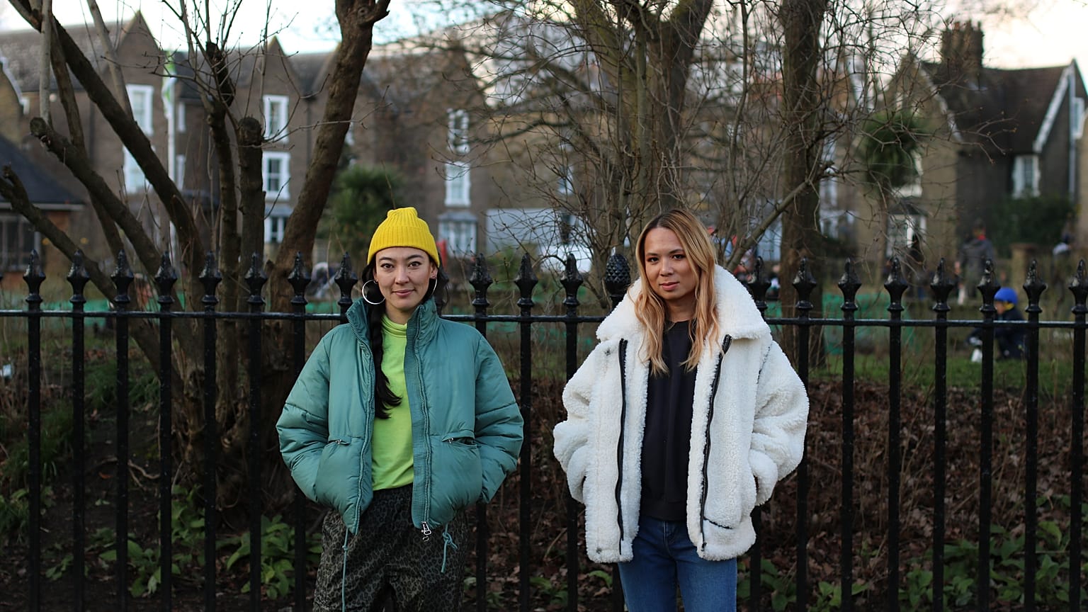 Claire Sachiko (left) Lex Shu (right) of Recipes Against Racism