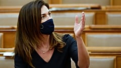 Varga Judit igazságügyi miniszter az Országgyűlés plenáris ülésén 2020. november 18-án