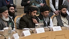 Moskovo'da Afganistan konferansına katılan Taliban heyeti