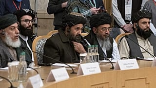 Moskovo'da Afganistan konferansına katılan Taliban heyeti