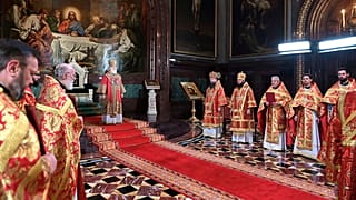 Пасхальная литургия в храме Христа Спасителя (2 мая 2021 г.)