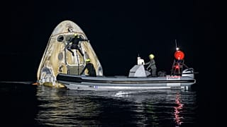Crew Dragon: успешное ночное приводнение