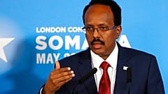 Le président somalien Mohamed Abdullahi Mohamed 