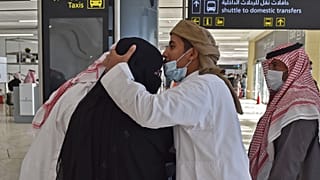 مطار الملك خالد الدولي بالعاصمة السعودية الرياض.