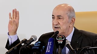 الرئيس الجزائري عبد المجيد تبون